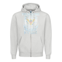 Dove Grey virgin islands virgin islander Zipper Hoodie - linhVisuals