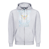 Heather Grey virgin islands virgin islander Zipper Hoodie - linhVisuals
