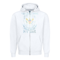 White virgin islands virgin islander Zipper Hoodie - linhVisuals
