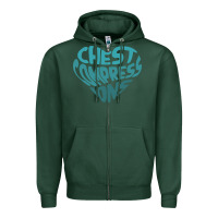 Sports Green doctor mike merch chest compressions Zipper Hoodie - linhVisuals