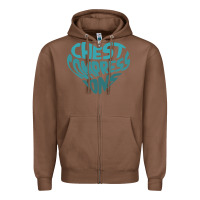 Chestnut doctor mike merch chest compressions Zipper Hoodie - linhVisuals