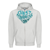 Dove Grey doctor mike merch chest compressions Zipper Hoodie - linhVisuals