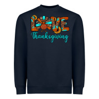 Navy love thanksgiving Heavyweight Sweatshirt - JahusDesignShop