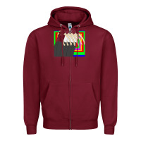 Burgundy sweet bro and hella jeff car 43724221 Zipper Hoodie - linhVisuals