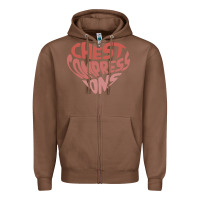 Chestnut doctor mike merch chest compressions Zipper Hoodie - linhVisuals