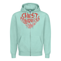 Seafoam doctor mike merch chest compressions Zipper Hoodie - linhVisuals