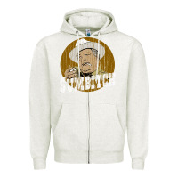 Oatmeal Heather sumbitch distressed Zipper Hoodie - linhVisuals
