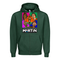 Sports Green Martin TV Show Zipper Hoodie - linhVisuals