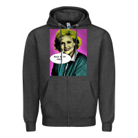 Charcoal Heather golden girls betty Zipper Hoodie - linhVisuals