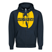 Navy music clan Zipper Hoodie - linhVisuals