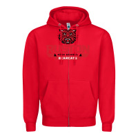 Red ruston high school Zipper Hoodie - linhVisuals