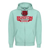 Seafoam ruston high school Zipper Hoodie - linhVisuals
