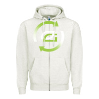 Oatmeal Heather optic team  gaming Zipper Hoodie - linhVisuals
