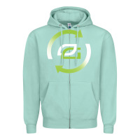 Seafoam optic team  gaming Zipper Hoodie - linhVisuals