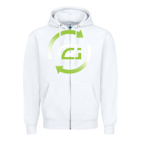 White optic team  gaming Zipper Hoodie - linhVisuals
