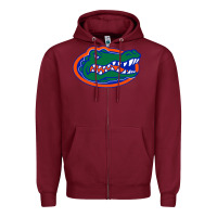 Burgundy go florida gators football Zipper Hoodie - linhVisuals