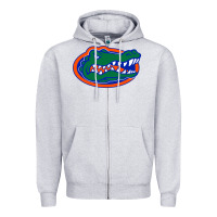 Heather Grey go florida gators football Zipper Hoodie - linhVisuals