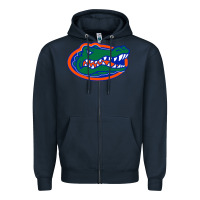 Navy go florida gators football Zipper Hoodie - linhVisuals