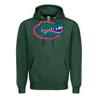 Sports Green go florida gators football Zipper Hoodie - linhVisuals