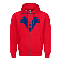 Red the-hellas-verona-pen Zipper Hoodie - linhVisuals