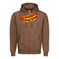Chestnut glizzy gang glizzy gobbler Zipper Hoodie - linhVisuals