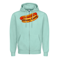 Seafoam glizzy gang glizzy gobbler Zipper Hoodie - linhVisuals