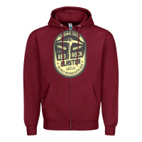 Burgundy deep rock galactic red rock blaster beer , designer   t shirt Zipper Hoodie - linhVisuals