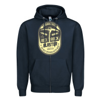 Navy deep rock galactic red rock blaster beer , designer   t shirt Zipper Hoodie - linhVisuals