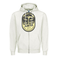 Oatmeal Heather deep rock galactic red rock blaster beer , designer   t shirt Zipper Hoodie - linhVisuals
