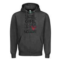 Charcoal Heather a girls xfire roadster   crossfire Zipper Hoodie - linhVisuals