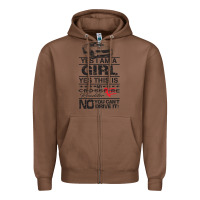 Chestnut a girls xfire roadster   crossfire Zipper Hoodie - linhVisuals