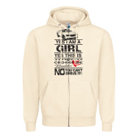 Sandshell a girls xfire roadster   crossfire Zipper Hoodie - linhVisuals