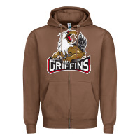 Chestnut grand rapids griffins Zipper Hoodie - linhVisuals