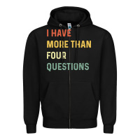 Black funny passover seder Zipper Hoodie - linhVisuals