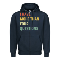 Navy funny passover seder Zipper Hoodie - linhVisuals