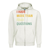 Oatmeal Heather funny passover seder Zipper Hoodie - linhVisuals