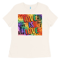 Bone Pride love is love Ladies Tee - FaDigitalArtStudio