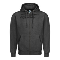 Charcoal Heather crossfire roadster vector art   crossfire Zipper Hoodie - linhVisuals