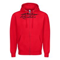 Red crossfire roadster vector art   crossfire Zipper Hoodie - linhVisuals