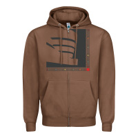 Chestnut frank lloyd wright design   frank lloyd wright Zipper Hoodie - linhVisuals