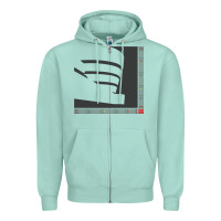 Seafoam frank lloyd wright design   frank lloyd wright Zipper Hoodie - linhVisuals