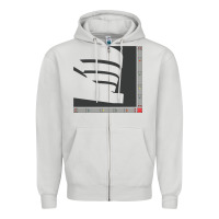 Dove Grey frank lloyd wright design   frank lloyd wright Zipper Hoodie - linhVisuals
