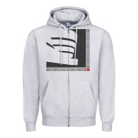 Heather Grey frank lloyd wright design   frank lloyd wright Zipper Hoodie - linhVisuals