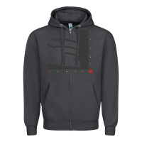 Smoke frank lloyd wright design   frank lloyd wright Zipper Hoodie - linhVisuals