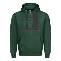 Sports Green frank lloyd wright design   frank lloyd wright Zipper Hoodie - linhVisuals