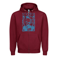 Burgundy geoff 2020   geoff peterson Zipper Hoodie - linhVisuals