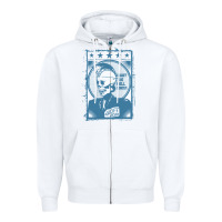 White geoff 2020   geoff peterson Zipper Hoodie - linhVisuals