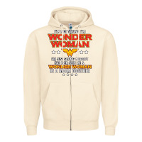 Sandshell wonder woman Zipper Hoodie - linhVisuals