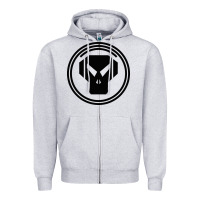 Heather Grey metalheadz t shirtmetalheadz  black t shirt Zipper Hoodie - linhVisuals