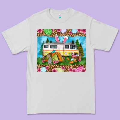 Easter Day Camping Premium Tee Designed By Oliviacreatesart